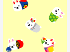 【うさぎ座 黄色】