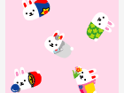 【うさぎ座 ピンク】